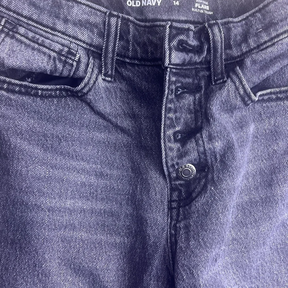 GIRLS OLD NAVY JEANS HIGH RIDE FLARE SIZE 14 EUC
